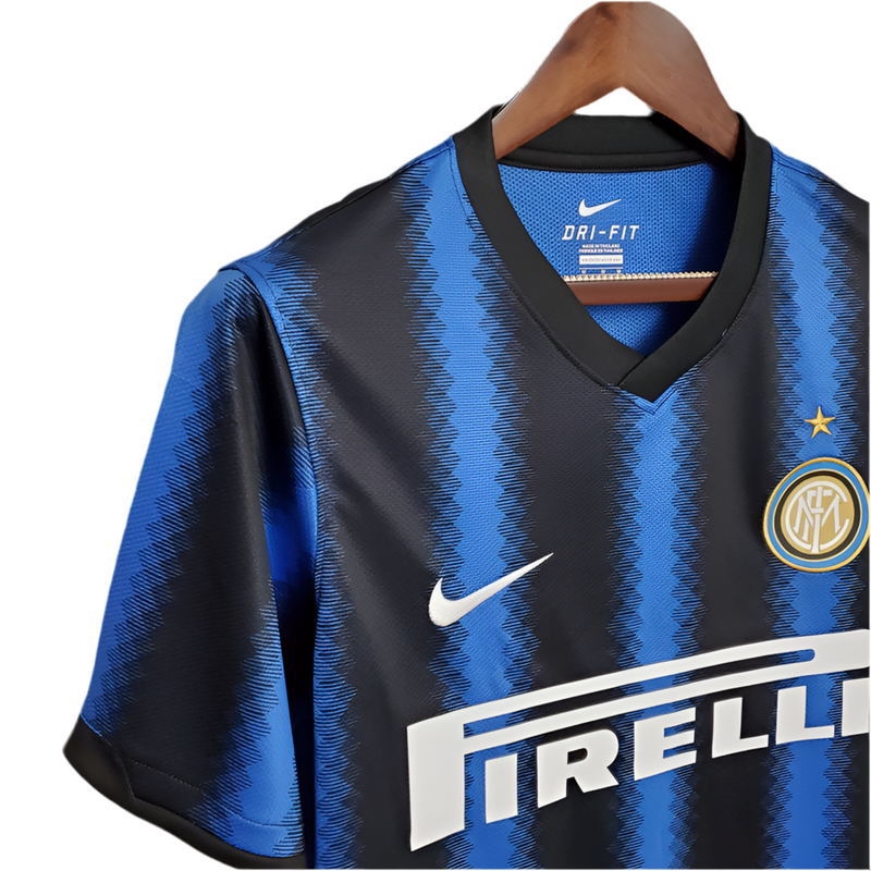 Maillot InterMilan Rétro 2010/2011 - Bleu et Noir