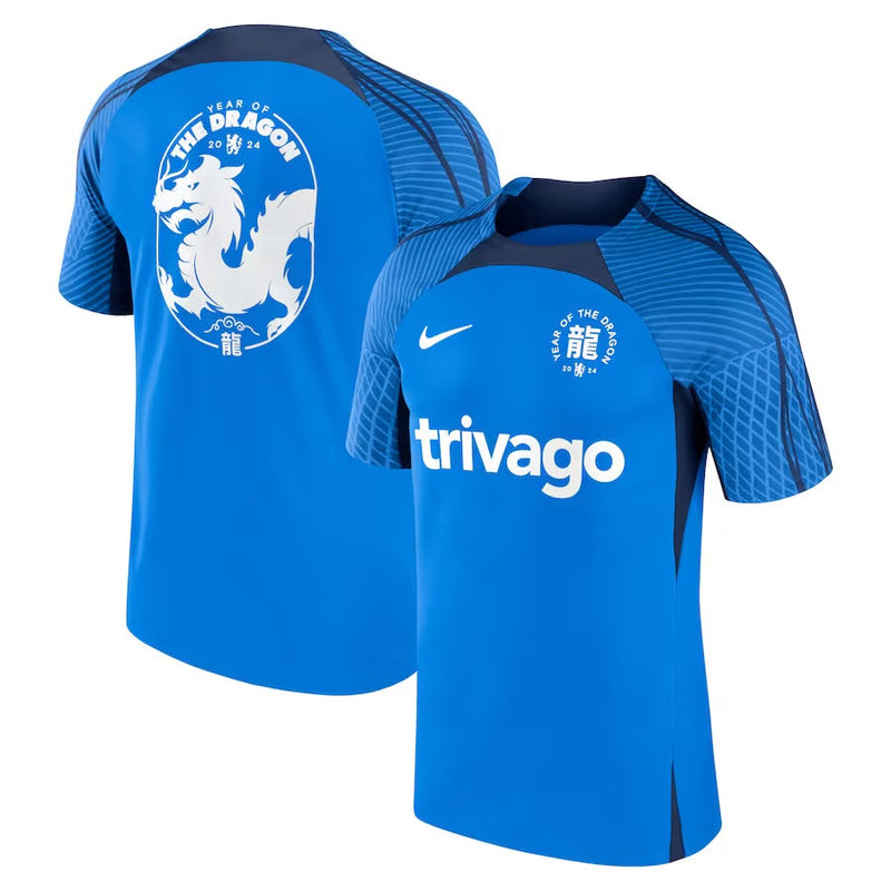 Maillot Chelsea Entraînement Ano do Dragão 2024 - Bleu