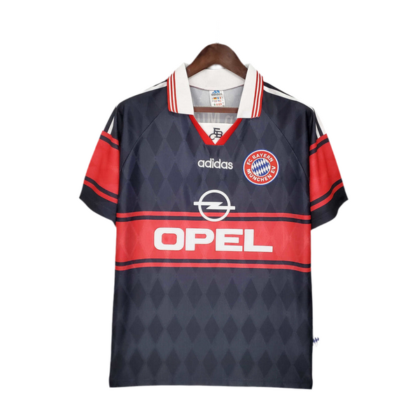 Maillot Bayern Rétro 1997/1999 - Noir et Rouge