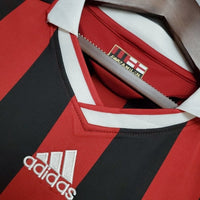 Maillot AC Milan Rétro 09/10 - Rouge et Noir