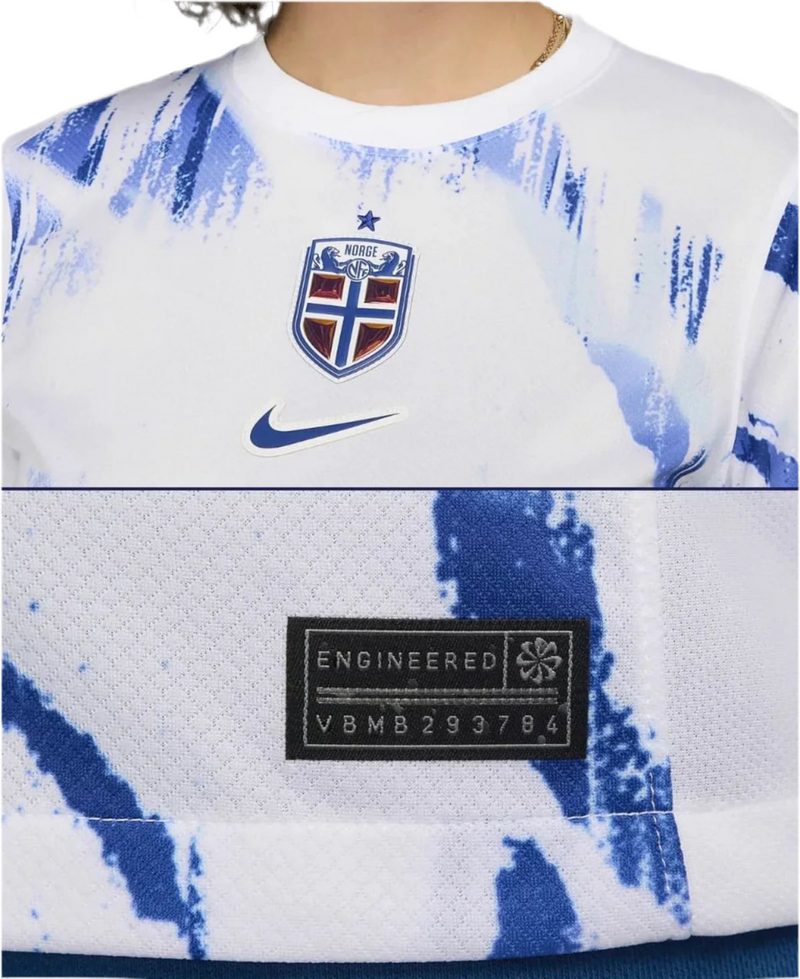 Maillot Sélection Norvège 24/25 - Blanc et Bleu