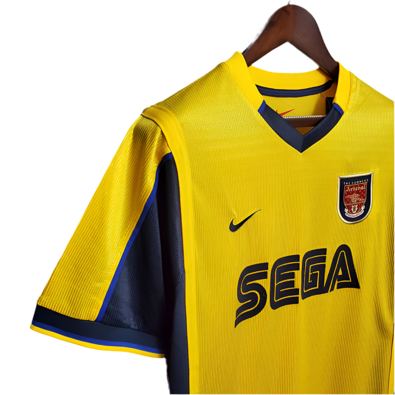 Maillot Arsenal Rétro 1999/2000 - Amarela