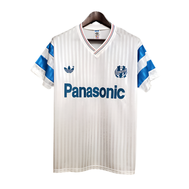 Maillot Marseille Rétro 1990 Branca -