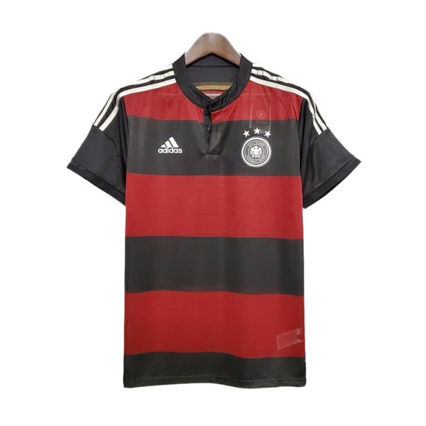 Maillot Allemagne Rétro 2014 Preto et Rouge