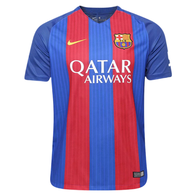 Maillot Barcelona Rétro 2016/2017 Bleu et Rouge -