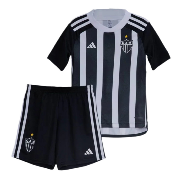 Trousse pour enfants Atlético Mineiro I 24/25 - Preto et Blanc