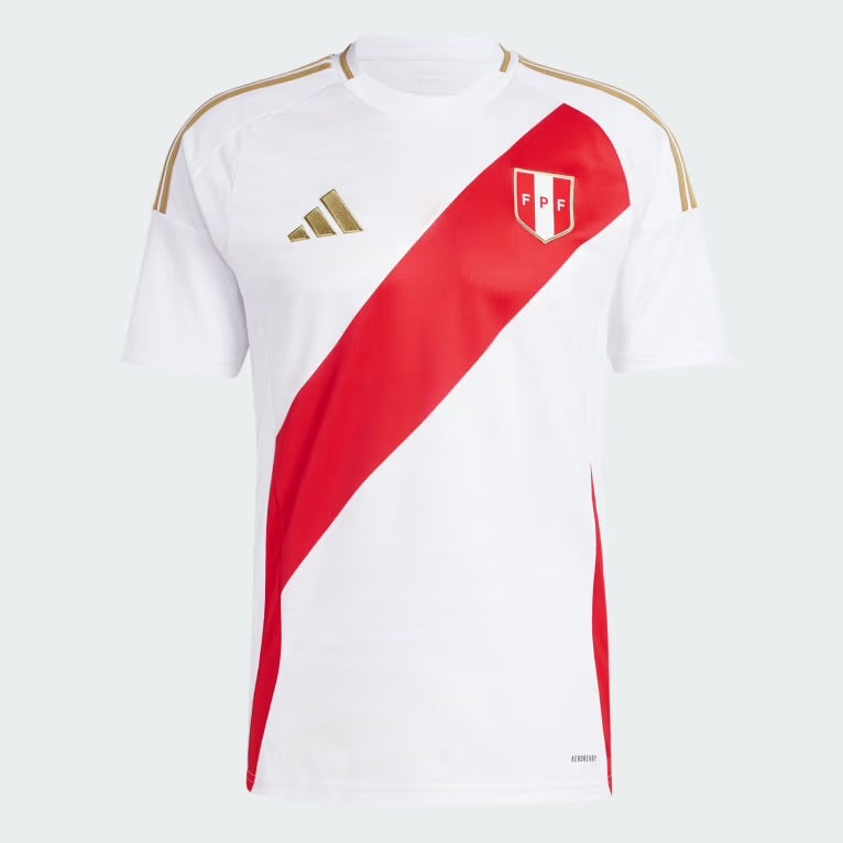 Maillot Sélection Peru I 24/25 - Blanc et Rouge