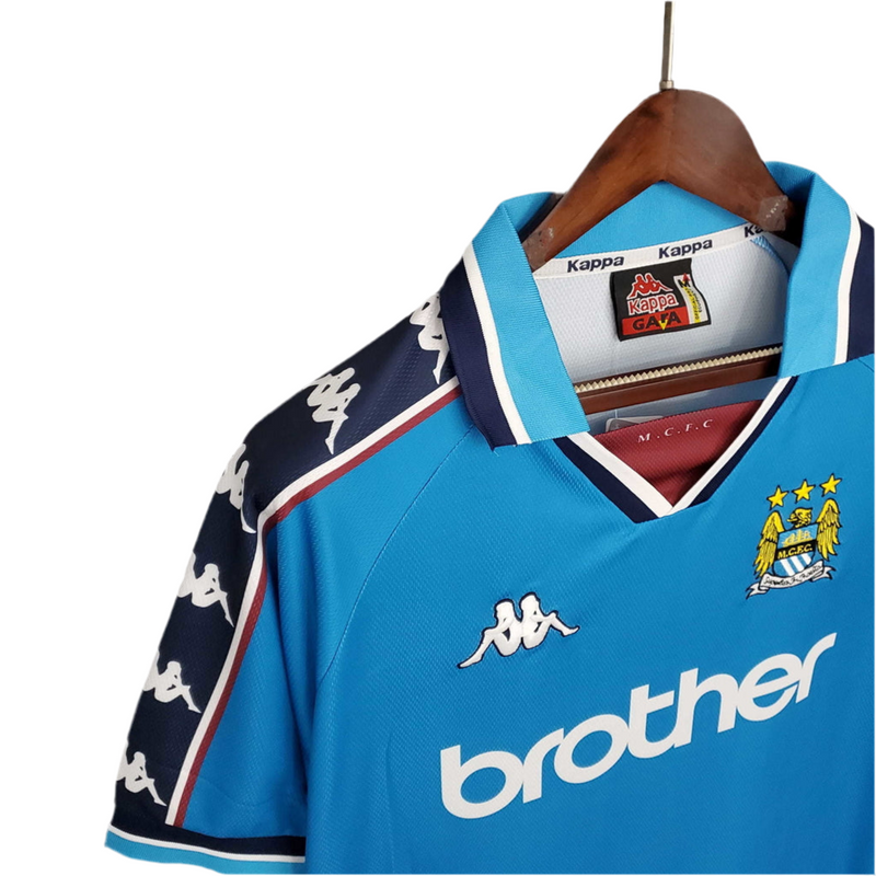 Maillot Manchester City Rétro 1997/1998 - Bleu