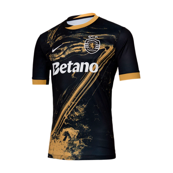 Maillot Sporting III 24/25 - Preto et Doré