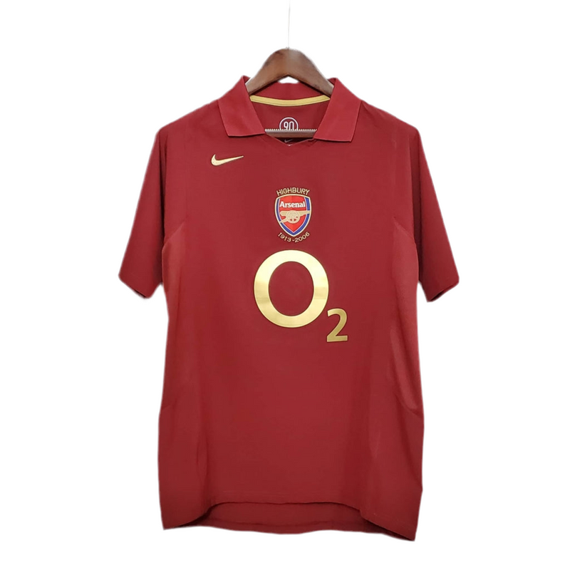 Maillot Arsenal Rétro 2005/2006 - Vin