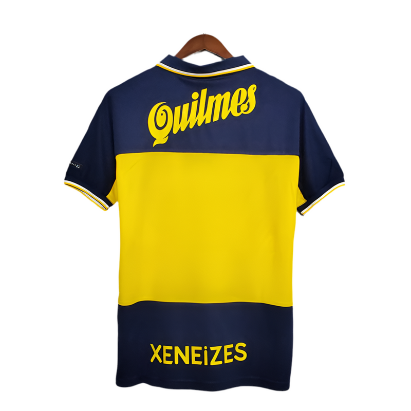 Maillot Boca Juniors Rétro 1999 Bleu et Amarela -