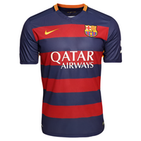 Maillot Barcelona Rétro 15/2016 - Bleu et grenat