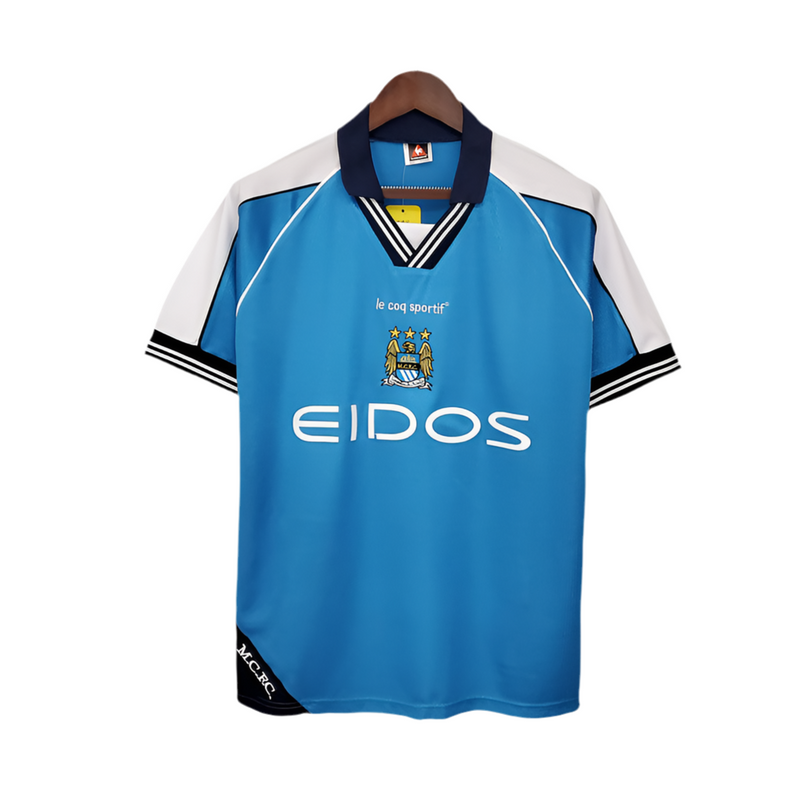 Maillot Manchester City Rétro 1999/2001 Bleu