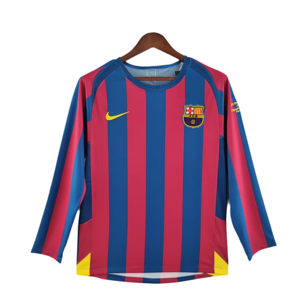 Maillot Manches longues Barcelona 05/06 - grenat