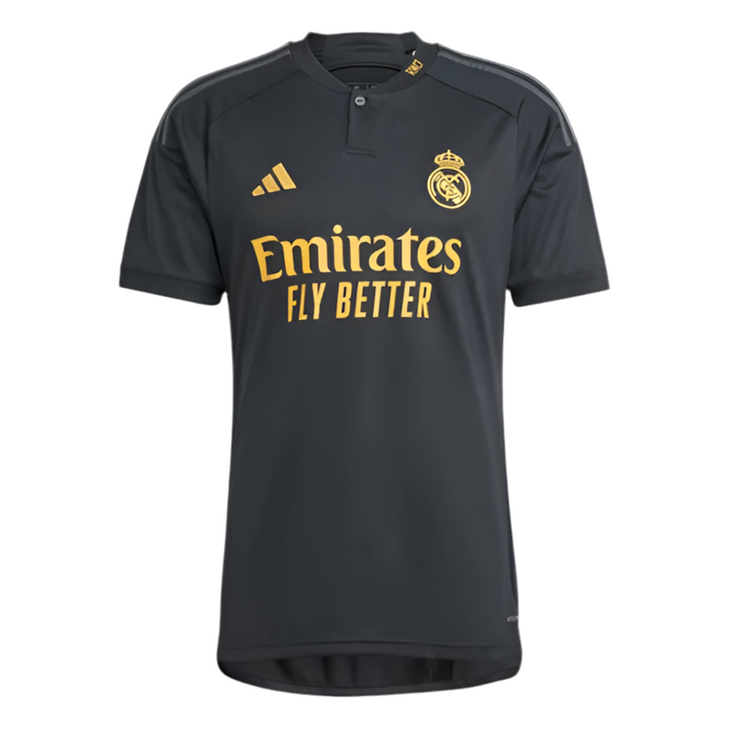 Maillot Real Madrid III 23/24 - Preto et Jaune