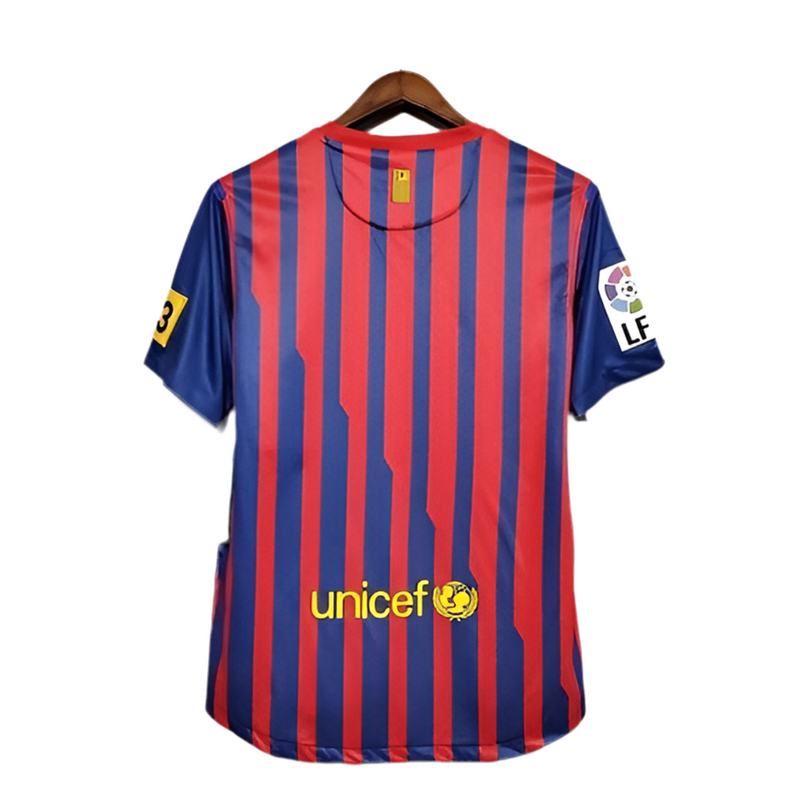 Maillot Barcelona Rétro 2011/2012 - Bleu et grenat