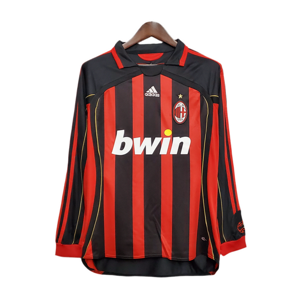 Maillot Manches longues AC Milan 06/07 - Preto et Rouge