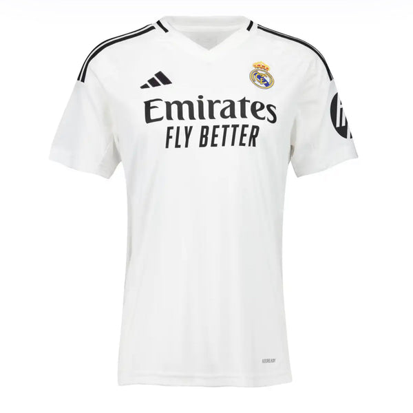 Maillot Femelle Real Madrid I 24/25 - Blanc com Patrocínio HP