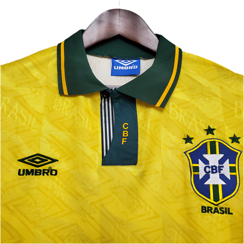 Maillot Sélection Brésileira Rétro 1991/1993 Amarela -