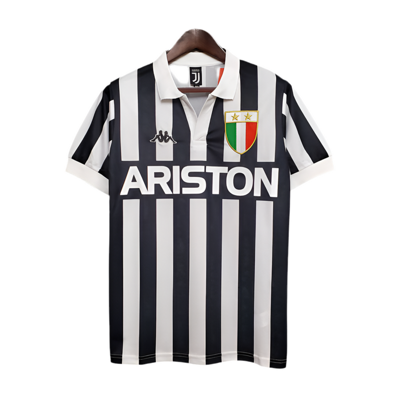 Maillot Juventus Rétro 1984/1985 - Noir et Branca