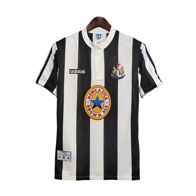 Maillot Newcastle Rétro 1995/1997 - Noir et Branca