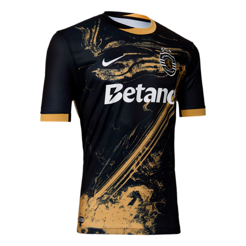 Maillot Sporting III 24/25 - Preto et Doré