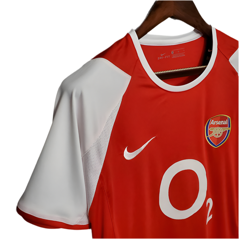 Maillot Arsenal Rétro 2002/2004 - Rouge