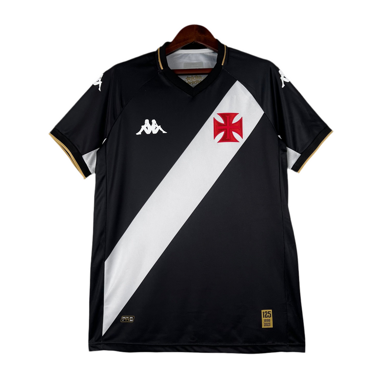 Maillot Vasco I 23/24 - Preto com listra Branca