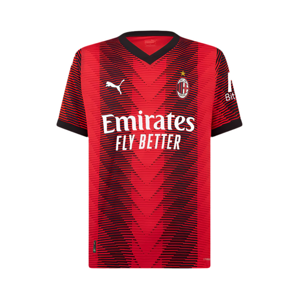 Maillot AC Milan I 23/24 - Rouge et Preto