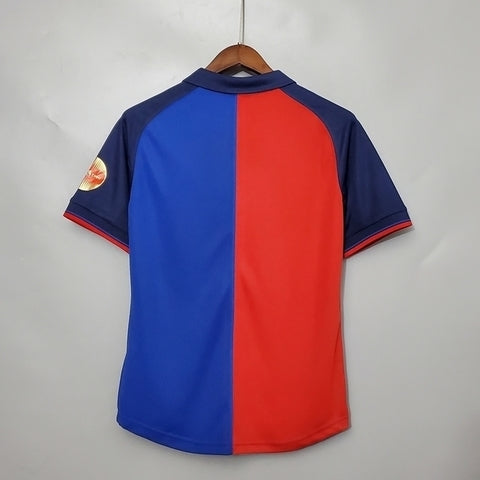 Maillot Barcelona 100 Années Rétro 1999 - Bleu et grenat