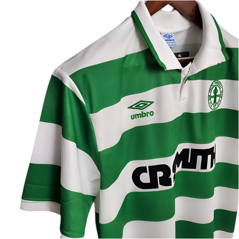 Maillot Celtic Rétro 1987/1989 - Vert et Branca