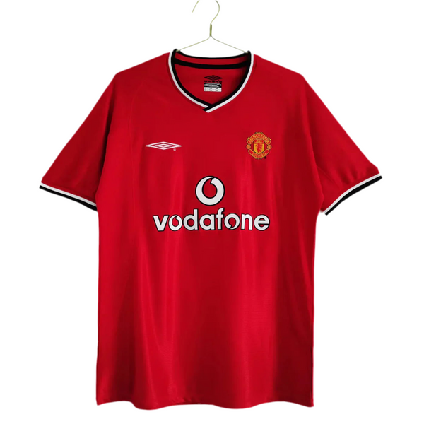 Maillot Manchester United  Rétro 2000/02 - Rouge