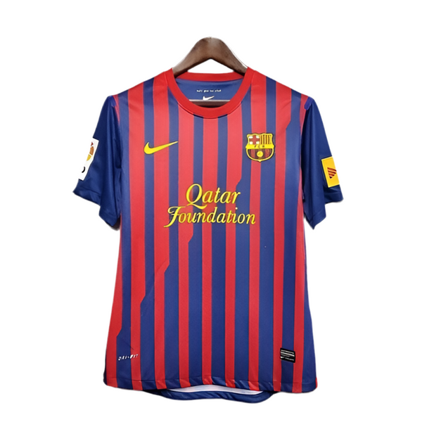 Maillot Barcelona Rétro 2011/2012 - Bleu et grenat