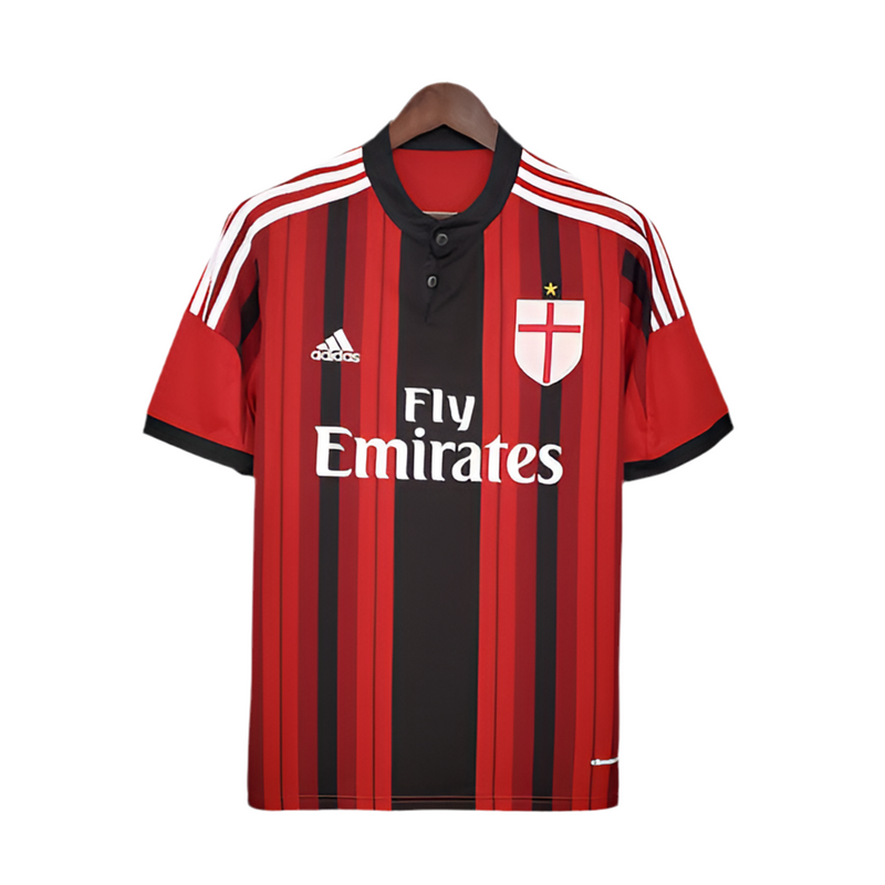 Maillot AC Milan Rétro 2014/2015 - Rouge et Noir