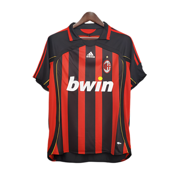 Maillot AC Milan Rétro 2006/2007 - Rouge et Noir