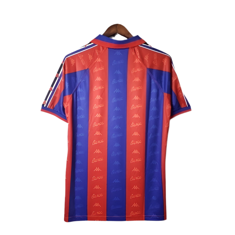 Maillot Barcelona Rétro 1996/1997 - Bleu et grenat