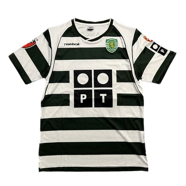 Maillot Retro Sporting I 2002/2003 - Vert et Blanc