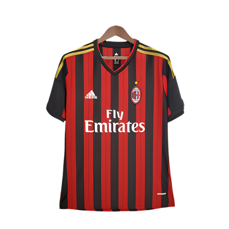 Maillot AC Milan Rétro 2013/2014 - Rouge et Noir