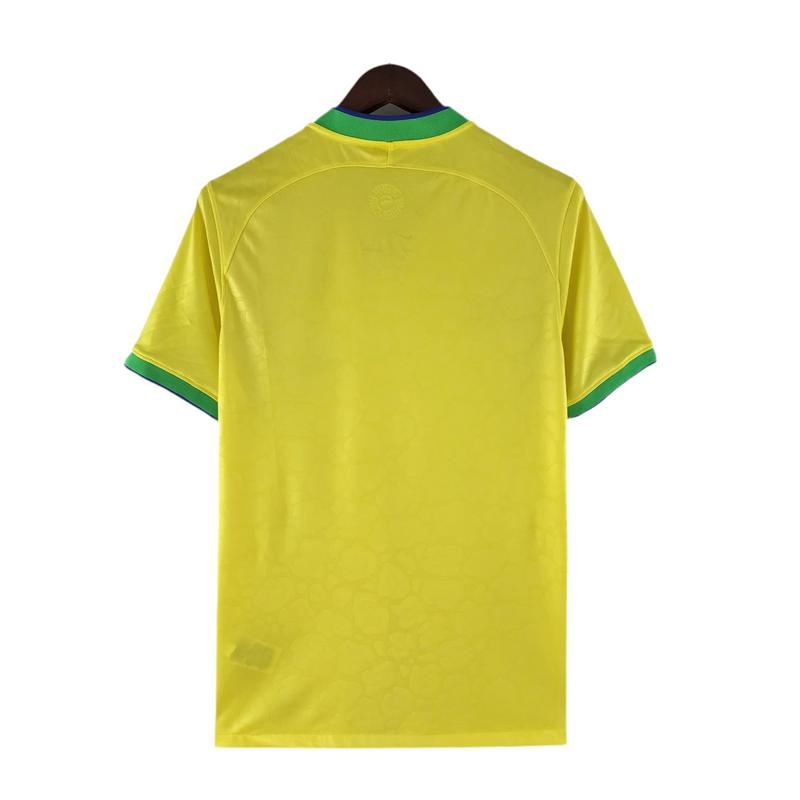 Maillot Sélection Brésil I 22/23 - Jaune com Patch