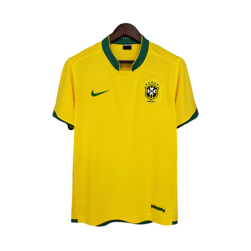 Maillot Sélection Brésileira Rétro 2006 Amarela -