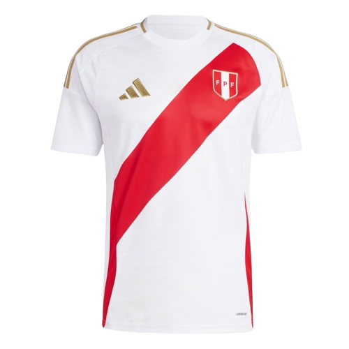 Maillot Sélection Peru I 24/25 - Blanc et Rouge