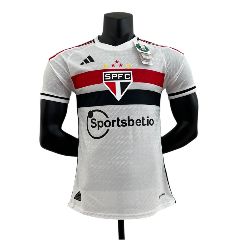 Maillot São Paulo I 23/24 Branca Masculin Joueur