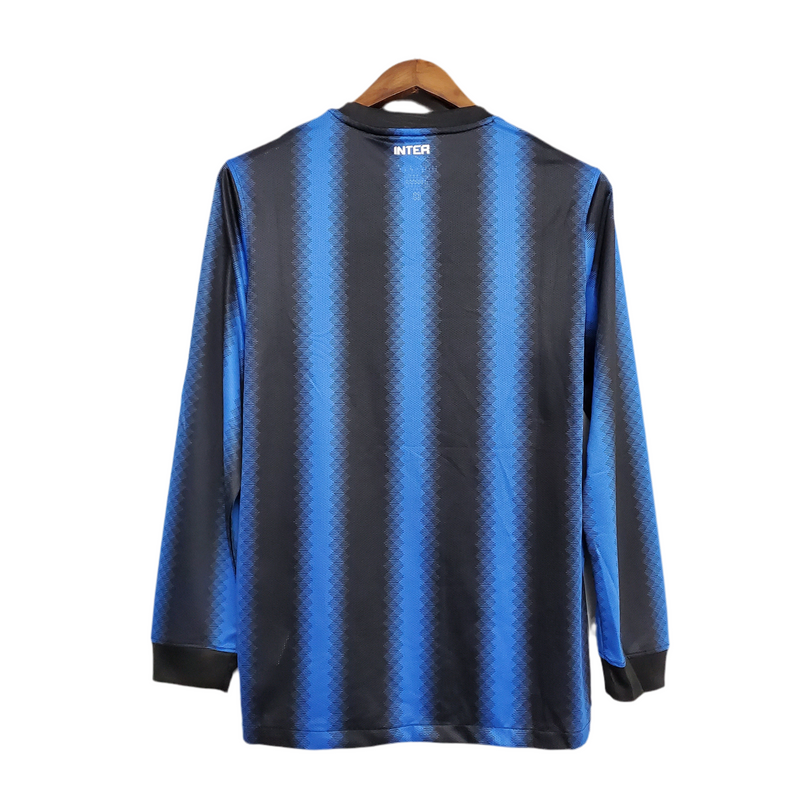 Maillot Manches longues InterMilan I 10/11 - Bleu et Preto