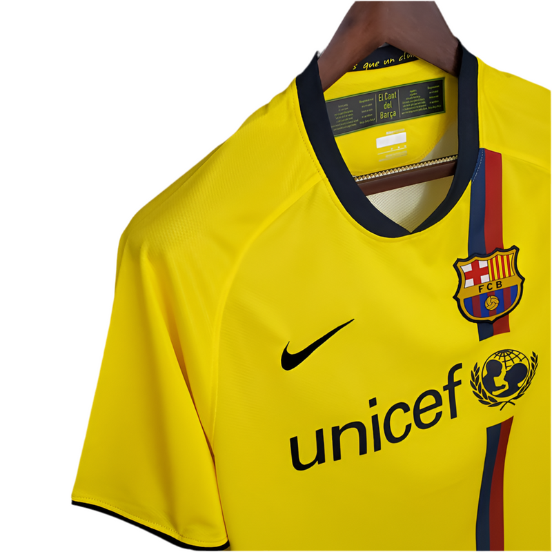 Maillot Barcelona Rétro 2008/2009 - Amarela