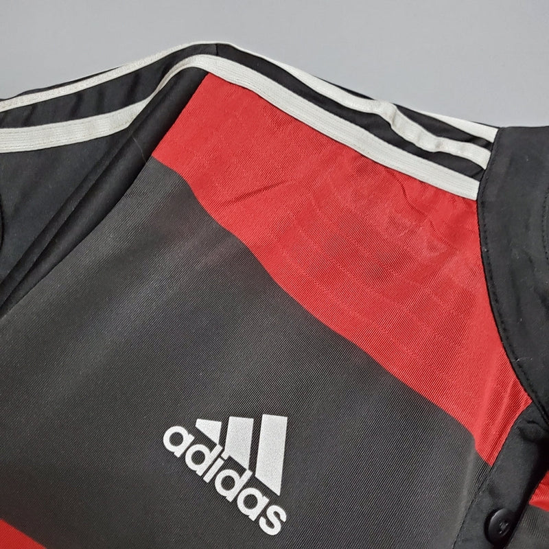 Maillot Allemagne Rétro 2014 Preto et Rouge