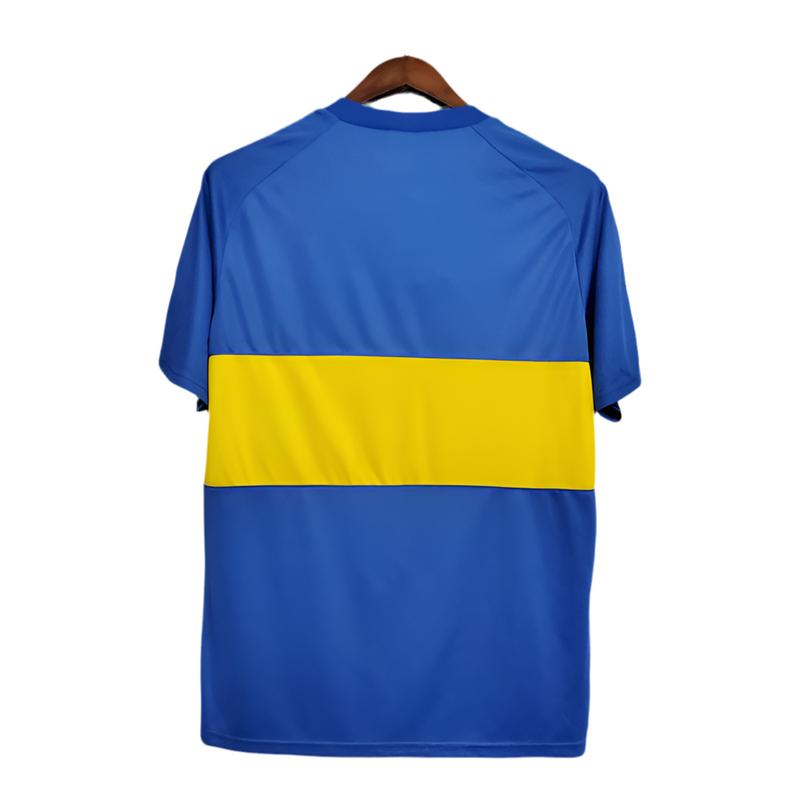 Maillot Boca Juniors Rétro 1981 Bleu et Amarela -