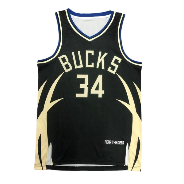 Régate NBA Milwaukee Bucks Mâle Statement Edition - Preto