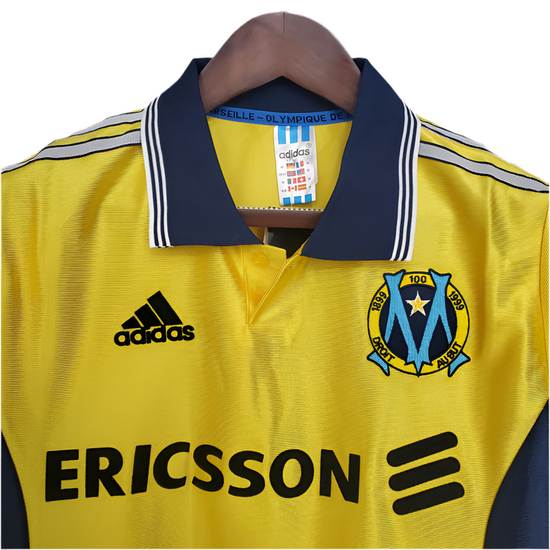 Maillot Marseille Rétro 1998/1999 Amarela -