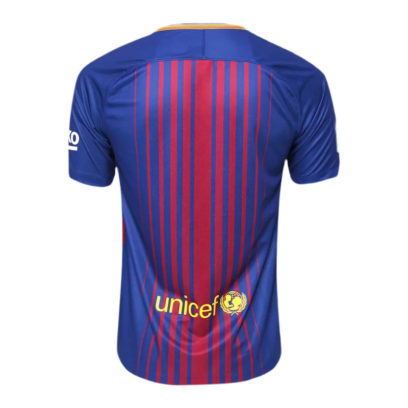 Maillot Barcelona Rétro I 17/18 - Bleu et grenat