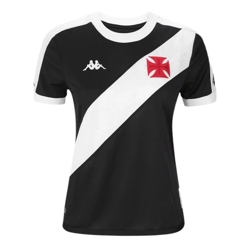 Maillot Femelle Vasco I 24/25 - Preto et Blanc